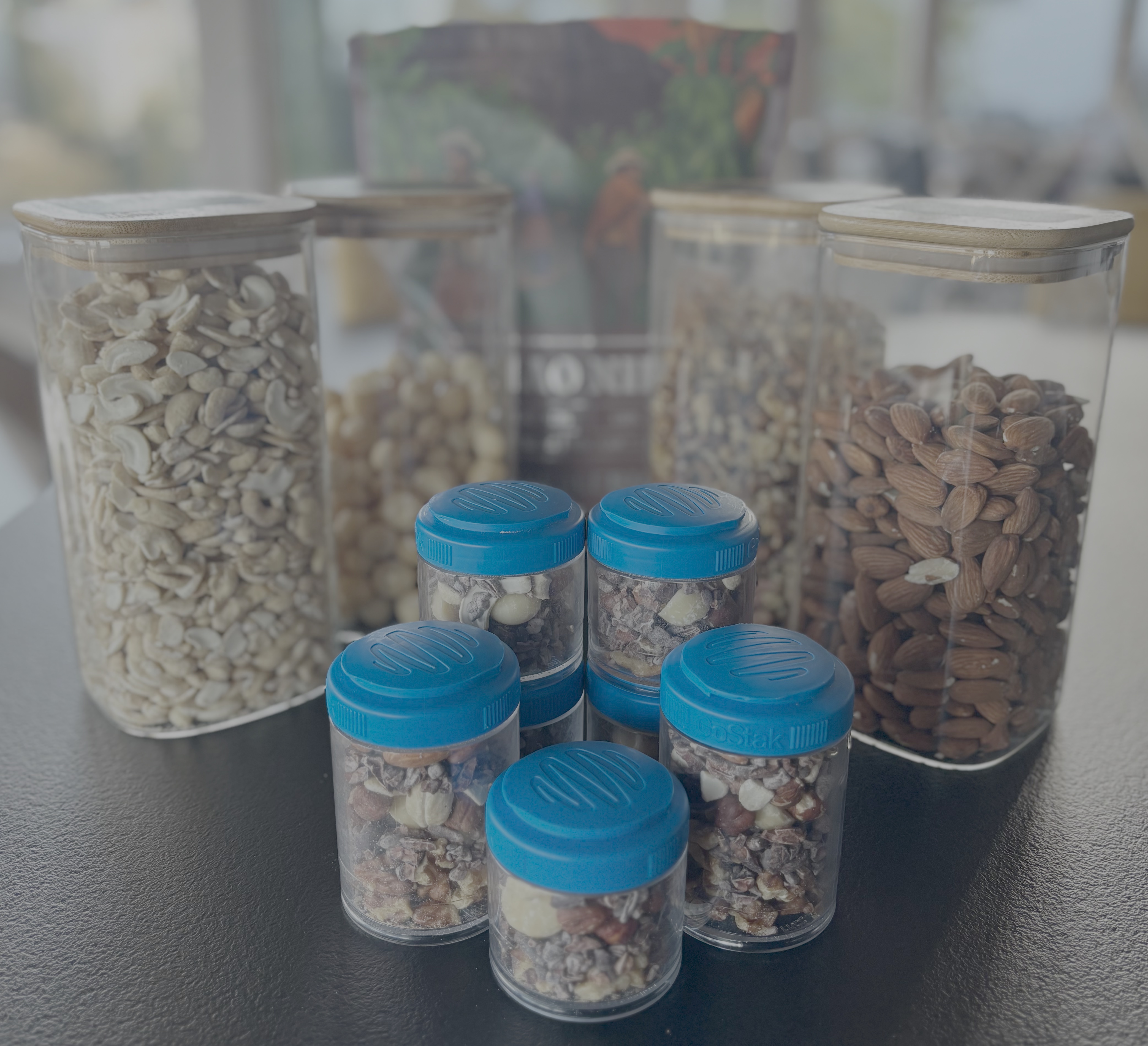 Nut Mix in containers
